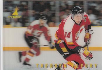 #McD15 Theoren Fleury - Calgary Flames - 1996-97 Pinnacle McDonald's 3D Ice Breakers Hockey