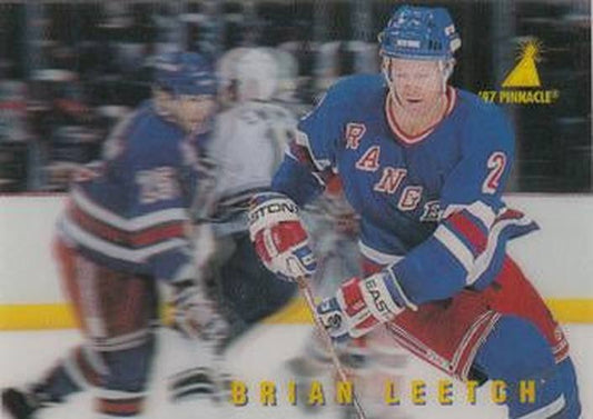 #McD20 Brian Leetch - New York Rangers - 1996-97 Pinnacle McDonald's 3D Ice Breakers Hockey