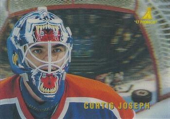 #McD40 Curtis Joseph - Edmonton Oilers - 1996-97 Pinnacle McDonald's 3D Ice Breakers Hockey