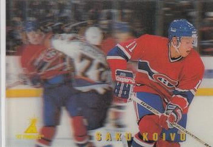 #McD5 Saku Koivu - Montreal Canadiens - 1996-97 Pinnacle McDonald's 3D Ice Breakers Hockey