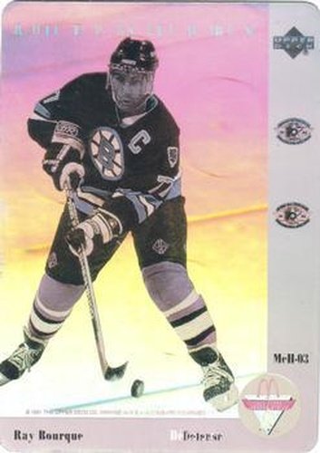 #McH-03 Ray Bourque - Boston Bruins - 1991-92 Upper Deck McDonald's All-Stars Hockey - Holograms