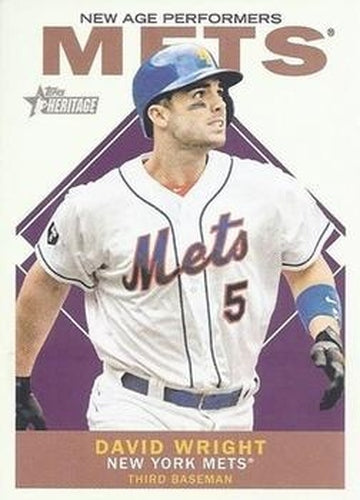 #NAP-DW David Wright - New York Mets - 2013 Topps Heritage - New Age Performers Baseball