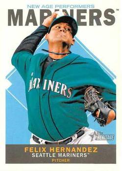 #NAP-FH Felix Hernandez - Seattle Mariners - 2013 Topps Heritage - New Age Performers Baseball