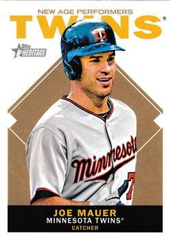 #NAP-JM Joe Mauer - Minnesota Twins - 2013 Topps Heritage - New Age Performers Baseball