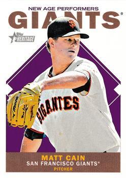 #NAP-MCA Matt Cain - San Francisco Giants - 2013 Topps Heritage - New Age Performers Baseball