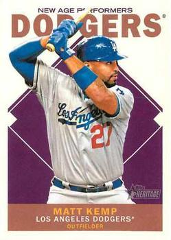 #NAP-MK Matt Kemp - Los Angeles Dodgers - 2013 Topps Heritage - New Age Performers Baseball