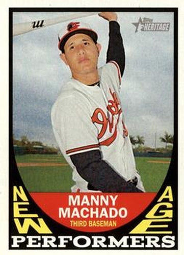 #NAP-MMA Manny Machado - Baltimore Orioles - 2016 Topps Heritage - New Age Performers Baseball