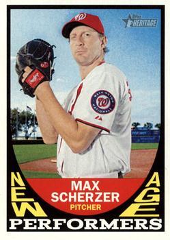 #NAP-MSC Max Scherzer - Washington Nationals - 2016 Topps Heritage - New Age Performers Baseball