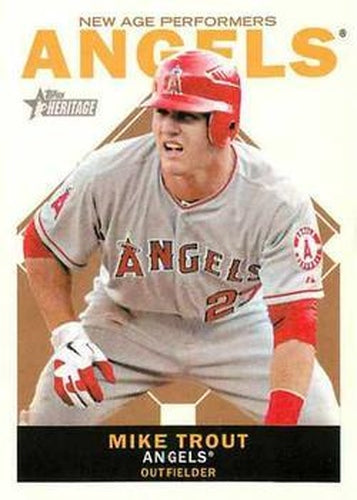 #NAP-MT Mike Trout - Los Angeles Angels - 2013 Topps Heritage - New Age Performers Baseball