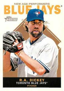 #NAP-RD R.A. Dickey - Toronto Blue Jays - 2013 Topps Heritage - New Age Performers Baseball