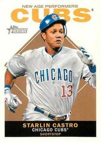 #NAP-SC Starlin Castro - Chicago Cubs - 2013 Topps Heritage - New Age Performers Baseball
