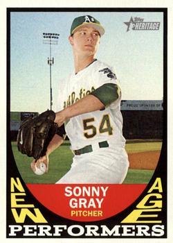 #NAP-SG Sonny Gray - Oakland Athletics - 2016 Topps Heritage - New Age Performers Baseball