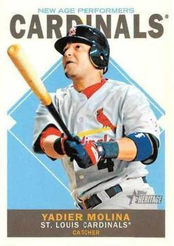 #NAP-YM Yadier Molina - St. Louis Cardinals - 2013 Topps Heritage - New Age Performers Baseball