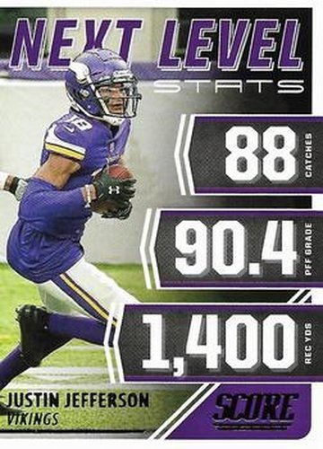 #NL23 Justin Jefferson - Minnesota Vikings - 2021 Score - Next Level Stats Football