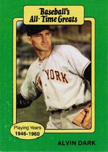 #NNO Alvin Dark - New York Giants - 1987 Hygrade All-Time Greats Baseball