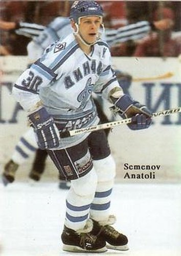 #NNO Anatoli Semenov - USSR - 1991-92 Red Ace Russian Stars Hockey