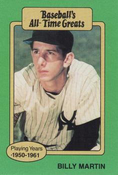 #NNO Billy Martin - New York Yankees - 1987 Hygrade All-Time Greats Baseball