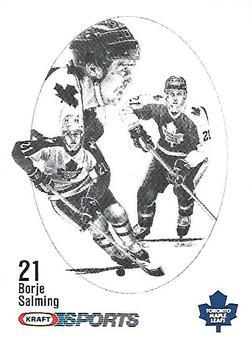 #NNO Borje Salming - Toronto Maple Leafs - 1986-87 Kraft Drawings Hockey