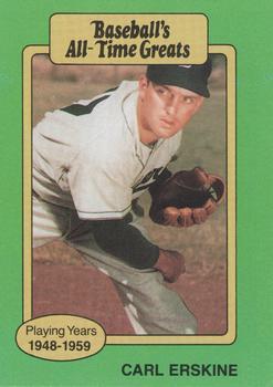 #NNO Carl Erskine - Los Angeles Dodgers - 1987 Hygrade All-Time Greats Baseball