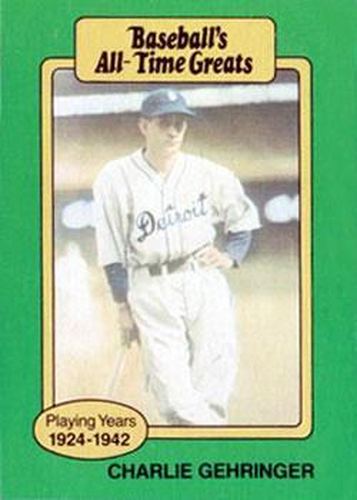 #NNO Charlie Gehringer - Detroit Tigers - 1987 Hygrade All-Time Greats Baseball