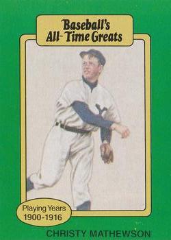#NNO Christy Mathewson - New York Giants - 1987 Hygrade All-Time Greats Baseball