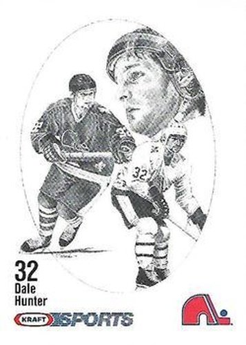 #NNO Dale Hawerchuk - Winnipeg Jets - 1986-87 Kraft Drawings Hockey