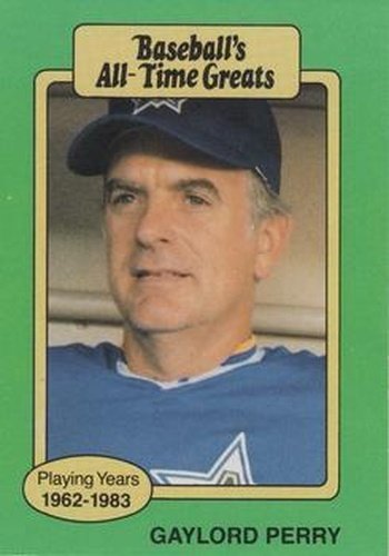 #NNO Gaylord Perry - Seattle Mariners - 1987 Hygrade All-Time Greats Baseball