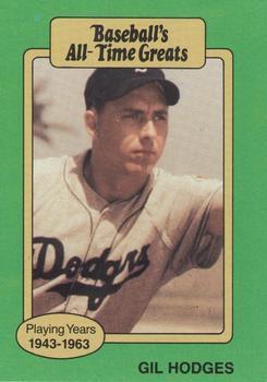 #NNO Gil Hodges - Los Angeles Dodgers - 1987 Hygrade All-Time Greats Baseball