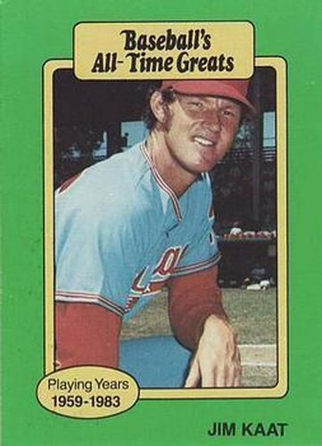 #NNO Jim Kaat - St. Louis Cardinals - 1987 Hygrade All-Time Greats Baseball