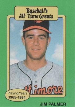 #NNO Jim Palmer - Baltimore Orioles - 1987 Hygrade All-Time Greats Baseball