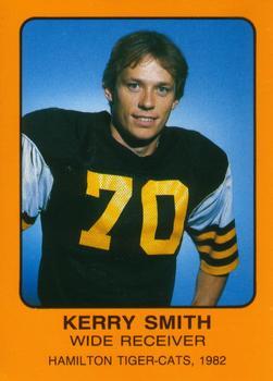 #NNO Kerry Smith - Hamilton Tiger-Cats - 1982 Hamilton Tiger-Cats Safety Football
