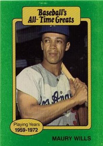 #NNO Maury Wills - Los Angeles Dodgers - 1987 Hygrade All-Time Greats Baseball