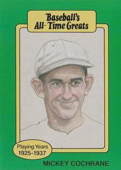 #NNO Mickey Cochrane - Detroit Tigers - 1987 Hygrade All-Time Greats Baseball