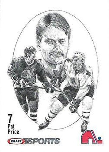 #NNO Pat Price - Quebec Nordiques - 1986-87 Kraft Drawings Hockey