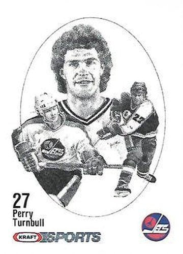 #NNO Perry Turnbull - Winnipeg Jets - 1986-87 Kraft Drawings Hockey