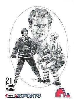 #NNO Randy Moller - Quebec Nordiques - 1986-87 Kraft Drawings Hockey