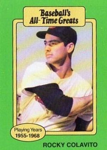 #NNO Rocky Colavito - Cleveland Indians - 1987 Hygrade All-Time Greats Baseball
