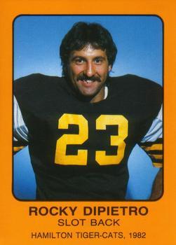 #NNO Rocky DiPietro - Hamilton Tiger-Cats - 1982 Hamilton Tiger-Cats Safety Football