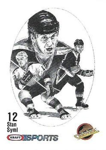 #NNO Stan Smyl UER - Vancouver Canucks - 1986-87 Kraft Drawings Hockey