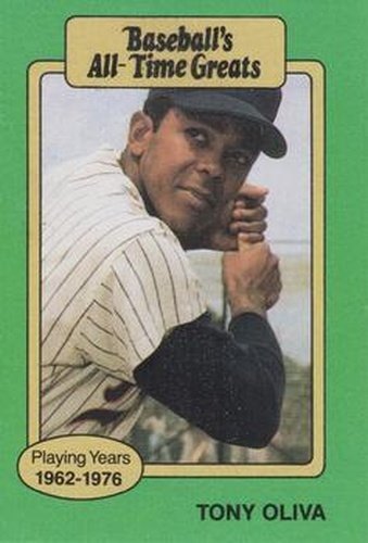 #NNO Tony Oliva - Minnesota Twins - 1987 Hygrade All-Time Greats Baseball