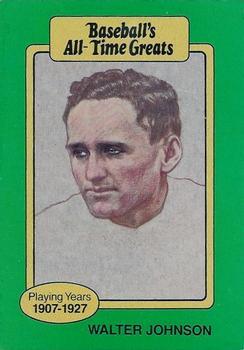 #NNO Walter Johnson - Washington Senators - 1987 Hygrade All-Time Greats Baseball