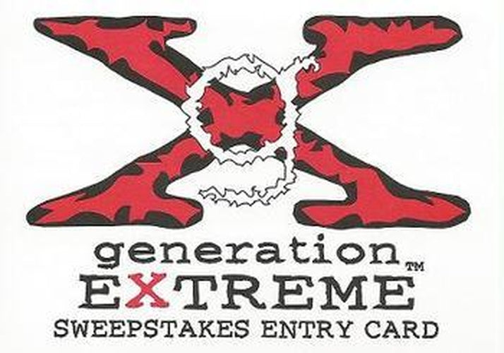 #NNO Sweepstakes Entry Card Pack Insert - 1994 Vision Generation Extreme