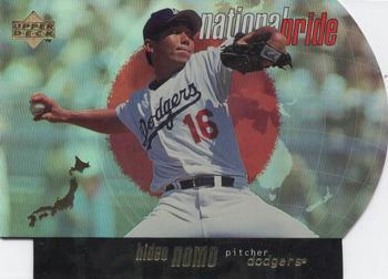 #NP16 Hideo Nomo - Los Angeles Dodgers - 1998 Upper Deck - National Pride Baseball