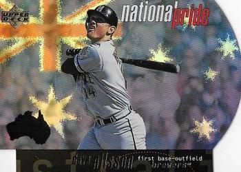#NP1 Dave Nilsson - Milwaukee Brewers - 1998 Upper Deck - National Pride Baseball