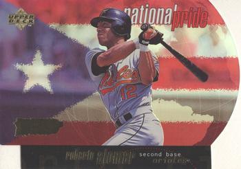 #NP28 Roberto Alomar - Baltimore Orioles - 1998 Upper Deck - National Pride Baseball
