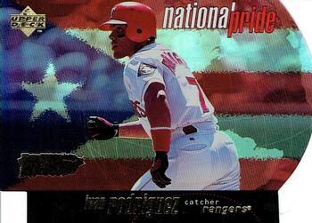 #NP29 Ivan Rodriguez - Texas Rangers - 1998 Upper Deck - National Pride Baseball
