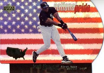 #NP33 Frank Thomas - Chicago White Sox - 1998 Upper Deck - National Pride Baseball