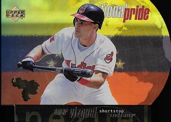 #NP41 Omar Vizquel - Cleveland Indians - 1998 Upper Deck - National Pride Baseball
