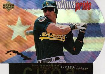#NP4 Jose Canseco - Oakland Athletics - 1998 Upper Deck - National Pride Baseball