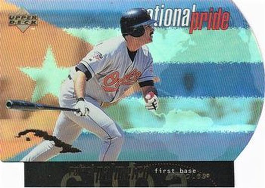 #NP6 Rafael Palmeiro - Baltimore Orioles - 1998 Upper Deck - National Pride Baseball